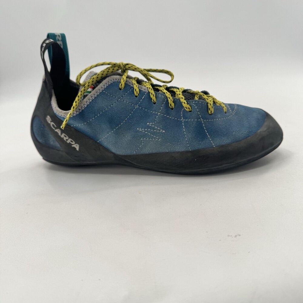 SCARPA Helix Lace-Up Climbing Shoes Blue Men's US 11 45.5 Medium Fast Shipping - Picture 16 of 16